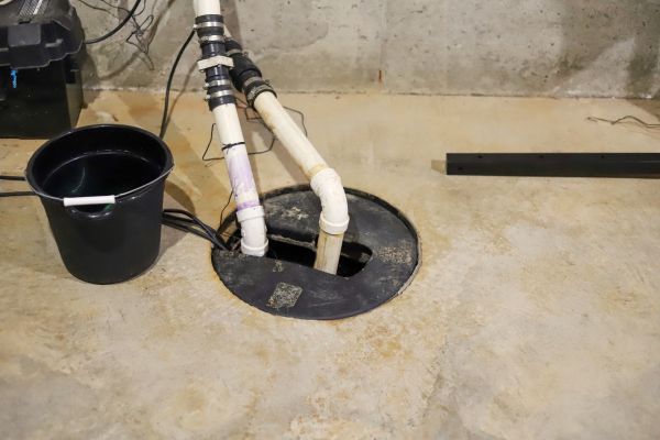 Basement Drainage Installation in Huntsville
