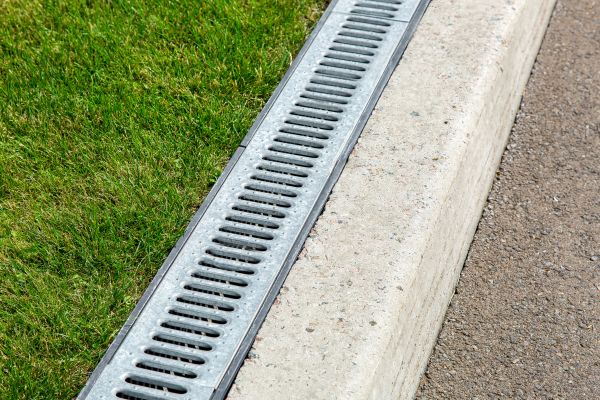 Courtyard Drain Installation in Huntsville