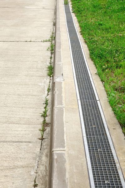 Concrete Drain Installation in Huntsville